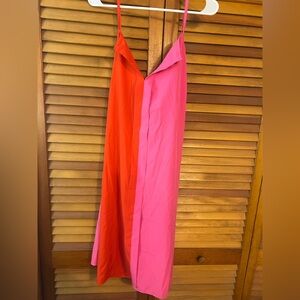 NWOT plus size 4x red and pink dress
